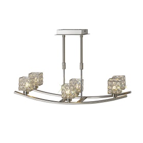 Elsa Crystal Ceiling Lights Diyas Linear Crystal Fittings Elsa Crystal Ceiling Lights Diyas Linear Crystal Fittings